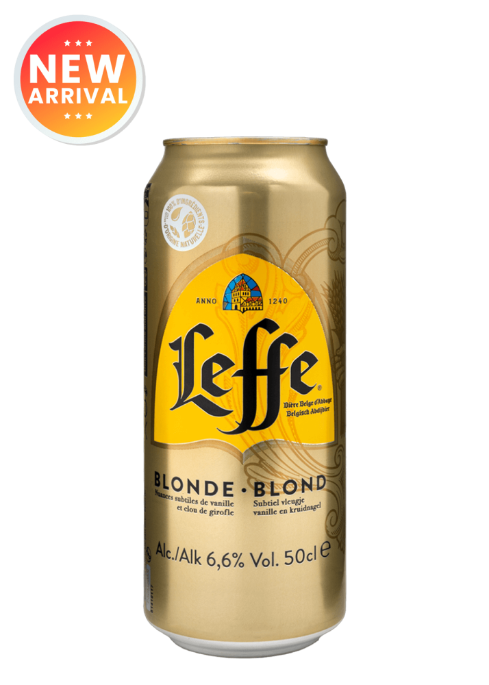 LEFFE BLONDE CAN 50CL