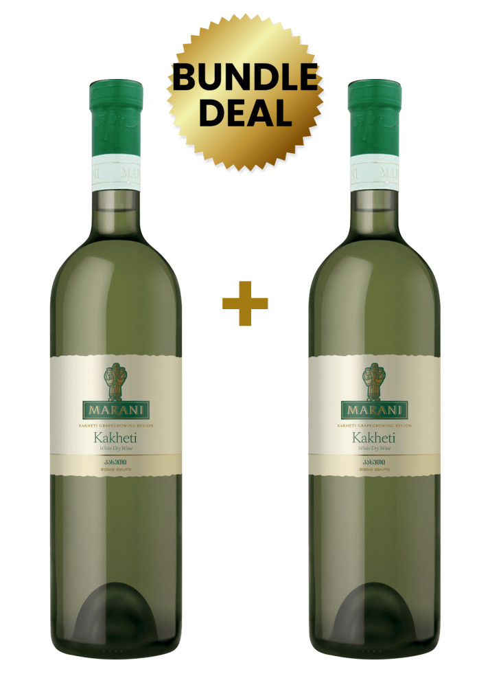 2 Btls Marani Kakheti Dry White 75Cl Promo