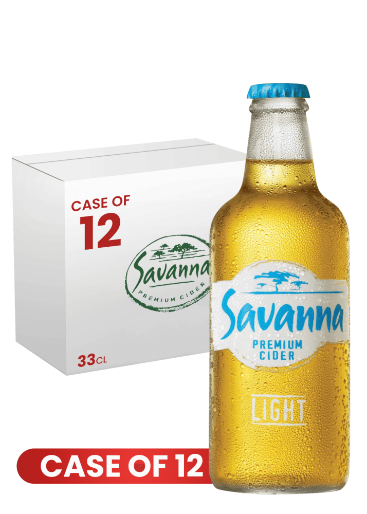 Savanna Light Cider Btl 33Cl X 12 Case