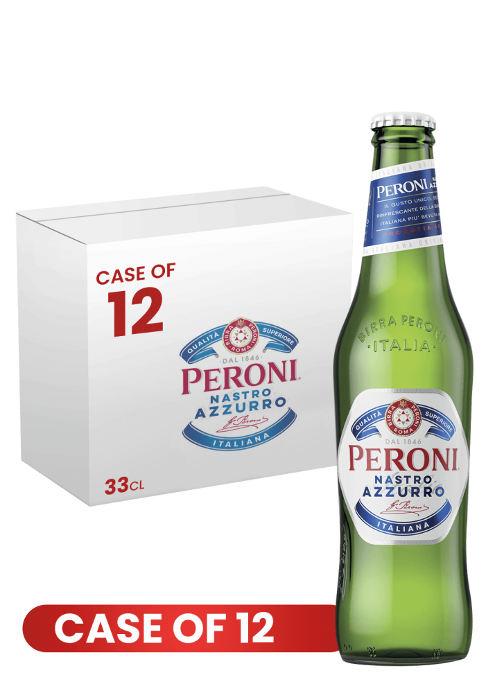 Peroni Nastro Azzuro Btl 33 CL X 12 Case