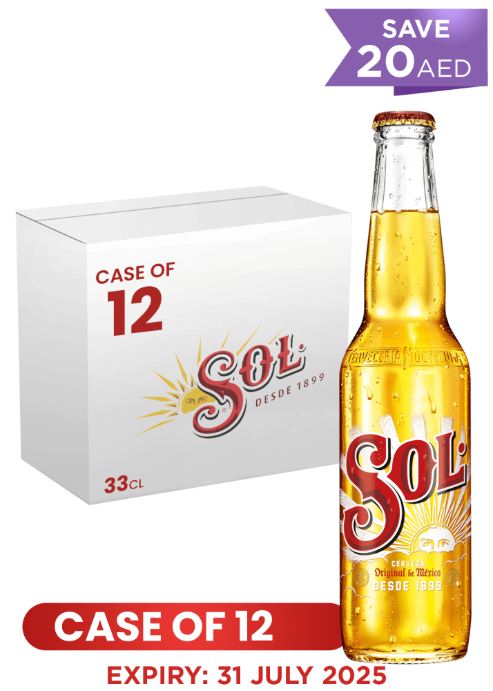 Sol Beer Btl 33 CL X 12 Case