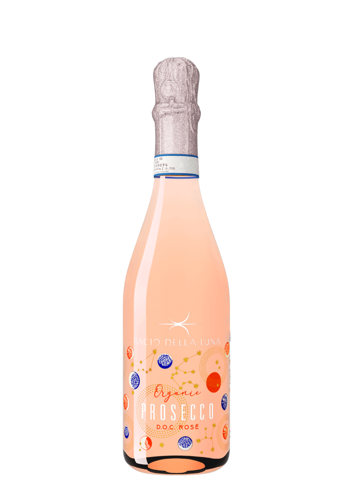 Bacio Della Luna Organic Prosecco Doc Rose Extra Dry 75Cl