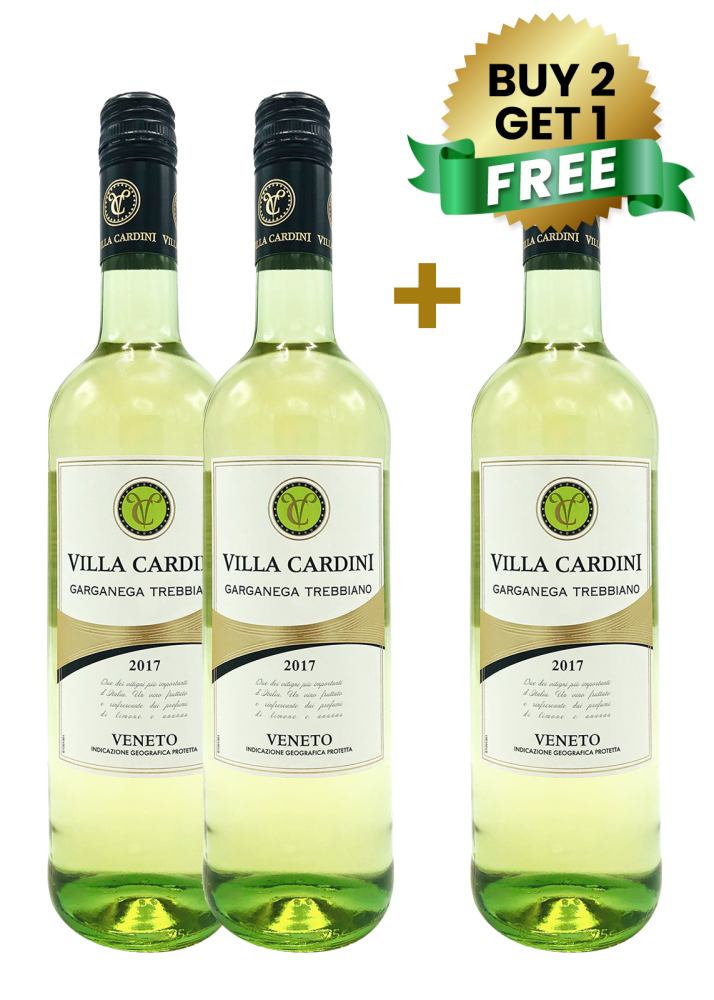 Villa Cardini Garganega Trebbiano Veneto 75Cl (Buy 2 Get 1 Free)