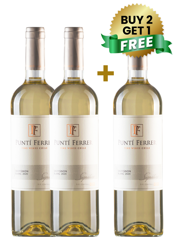 Punti Ferrer Signature Sauvignon Blanc 75Cl (Buy 2 Get 1 Free)