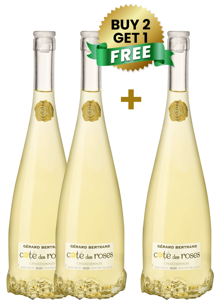 Gerard Bertrand Cote Des Roses Chardonnay 75cl (Buy 2 Get 1 Free)