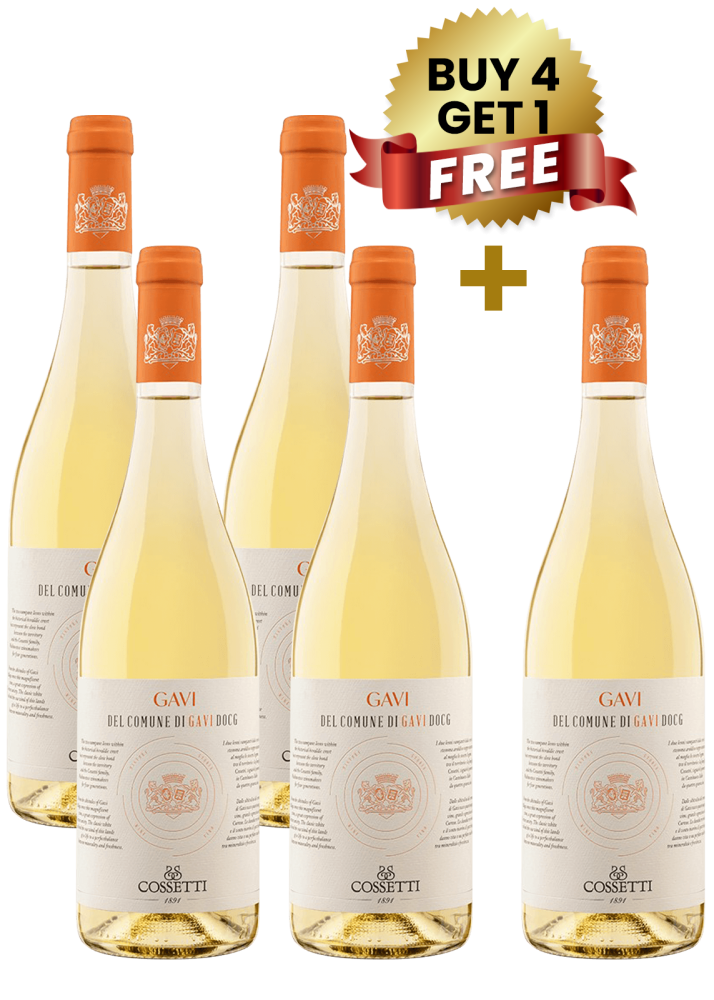 Gavi Di Gavi Cossetti 75 Cl (Buy 4 Get 1 Free)