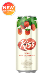 Kiss Cider Strawberry Can 50Cl