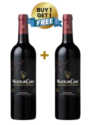 Mouton Cadet Bordeaux Rouge Kosher 75Cl (Buy 1 Get 1 Free)