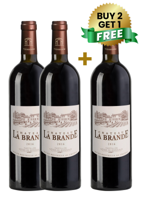 Chateau La Brande Castillon Cotes De Bordeaux 75Cl (Buy 2 Get 1 Free)