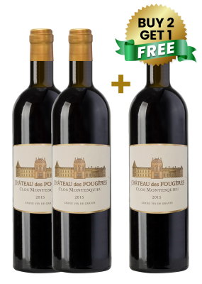 Chateau Des Fougeres Clos Montesquieu Graves Rouge 75Cl (Buy 2 Get 1 Free)