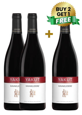 Kavaklidere Yakut Dry Red 75cl (Buy 2 Get 1 Free)