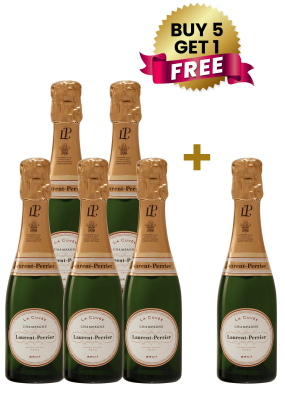 Laurent Perrier La Cuvee Brut 20Cl (Buy 5 Get 1 Free)