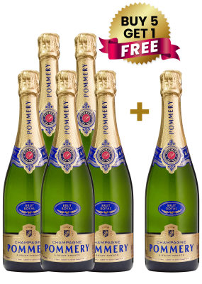 Pommery Brut Royal Kosher 75Cl (Buy 5 Get 1 Free)