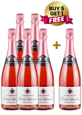 Prince Laurent Brut Rose Champagne 75Cl (Buy 5 Get 1 Free)