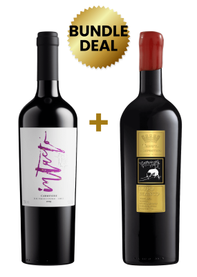 1 Btl Intacto Carmenere 75Cl + 1 Btl Tenuta L'Impostino Lupo Bianco Toscana Rosso 2013 75Cl