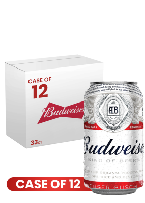 Budweiser Can 35.5 CL X 12 Case