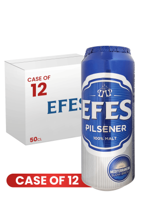 Efes Pilsner Can 50 CL X 12 Case