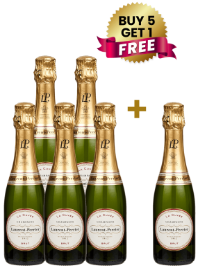 Laurent Perrier La Cuvee Brut 37.5Cl (Buy 5 Get 1 Free)