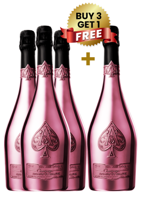 Armand De Brignac Ace Of Spades Brut Rose Champagne 75Cl Buy 3 Get 1 Free
