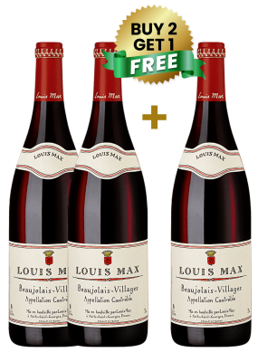 Louis Max Beaujolais-Villages 75Cl (Buy 2 Get 1 Free)